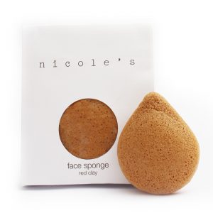 Face sponge red clay